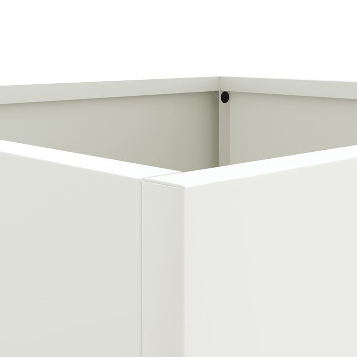 plantekasse 32x29x75 cm stål hvid
