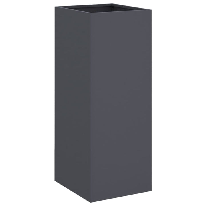 plantekasse 32x29x75 cm stål antracitgrå