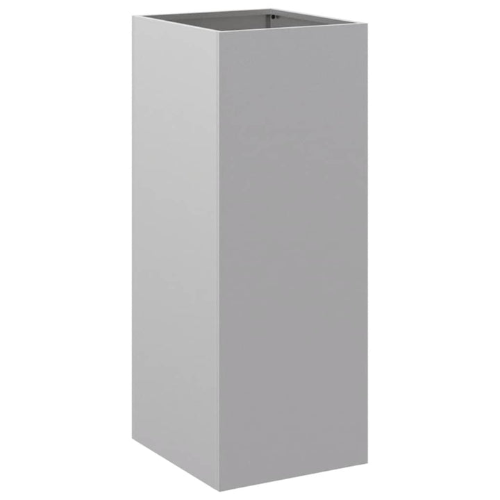 plantekasse 32x29x75 cm galvaniseret stål sølvfarvet