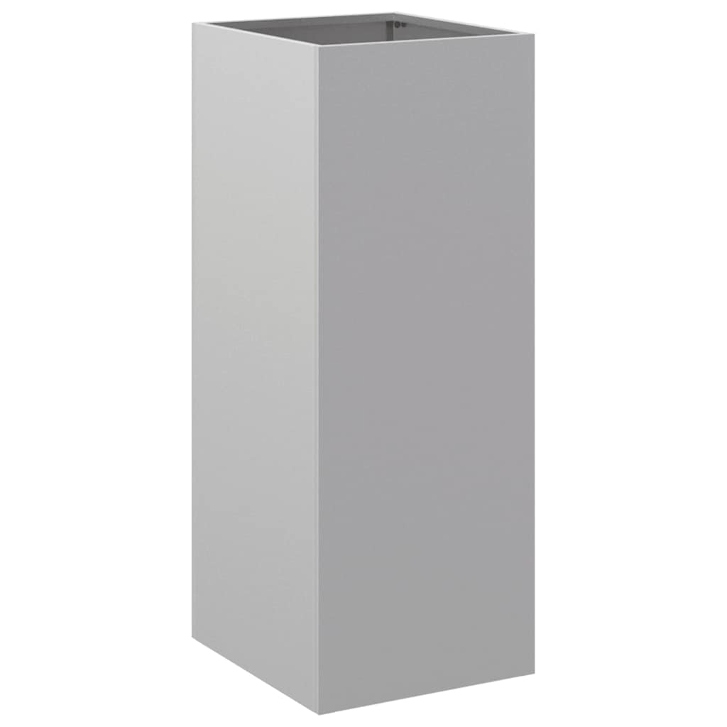 plantekasse 32x29x75 cm galvaniseret stål sølvfarvet