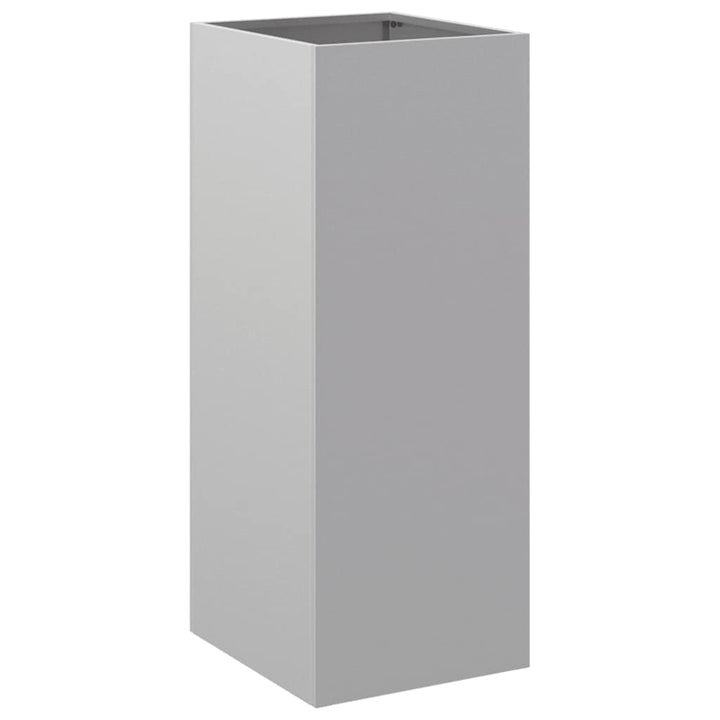 plantekasse 32x29x75 cm galvaniseret stål sølvfarvet
