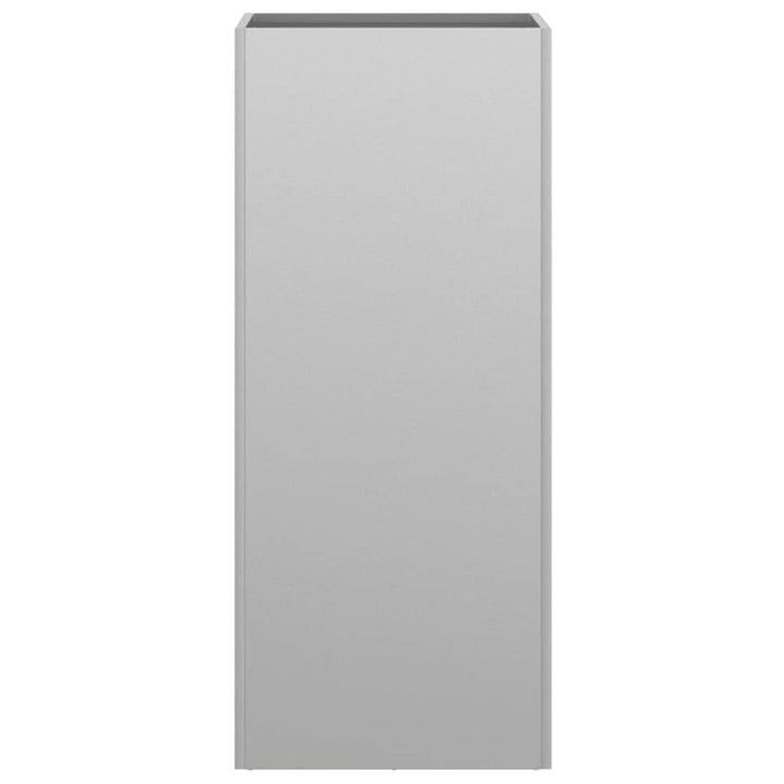 plantekasse 32x29x75 cm galvaniseret stål sølvfarvet