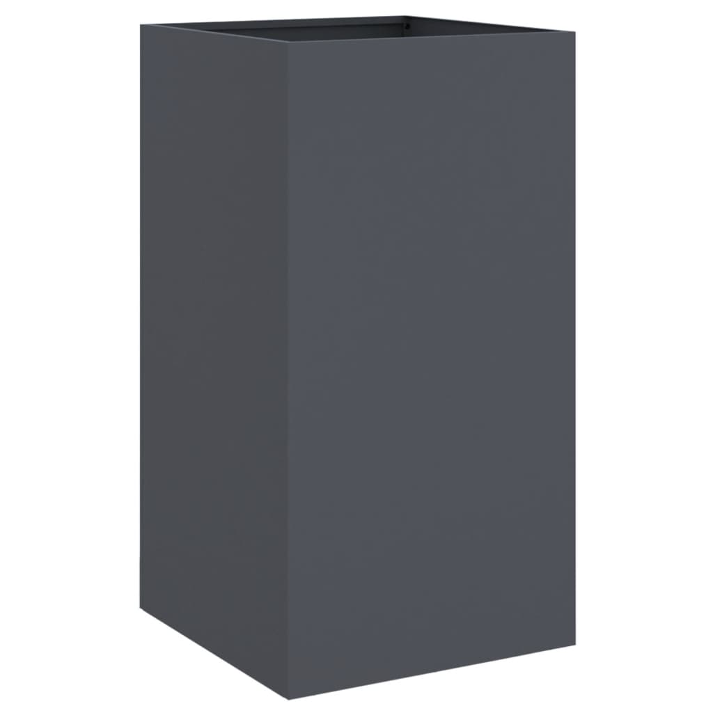 plantekasse 42x38x75 cm stål antracitgrå