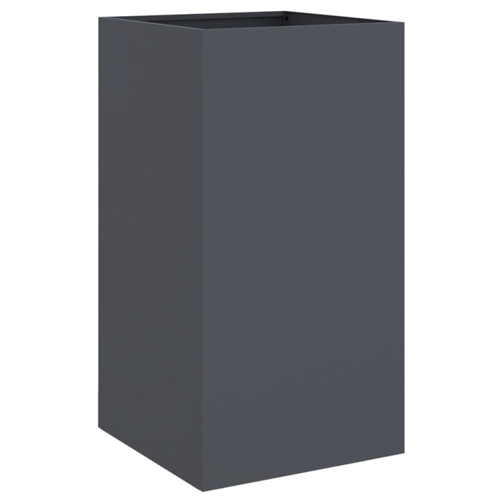 plantekasse 42x38x75 cm stål antracitgrå
