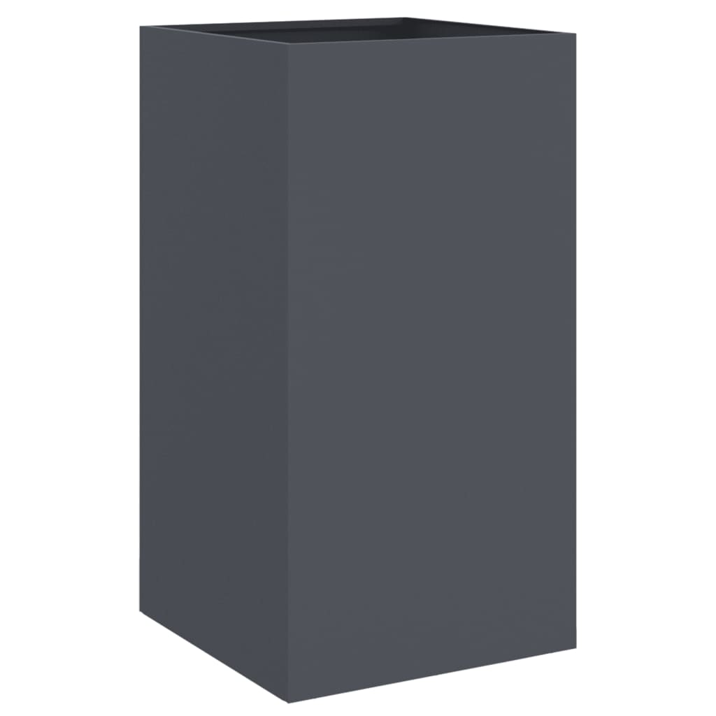 plantekasse 42x38x75 cm stål antracitgrå