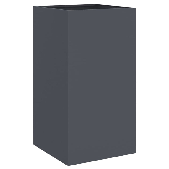 plantekasse 42x38x75 cm stål antracitgrå