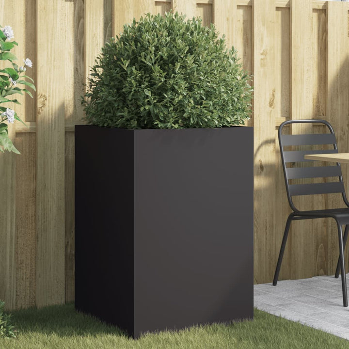 plantekasse 52x48x75 cm stål sort