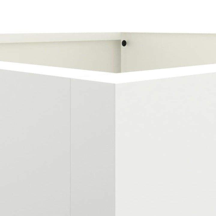plantekasse 52x48x75 cm stål hvid