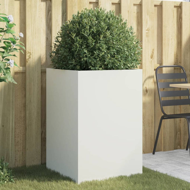 plantekasse 52x48x75 cm stål hvid