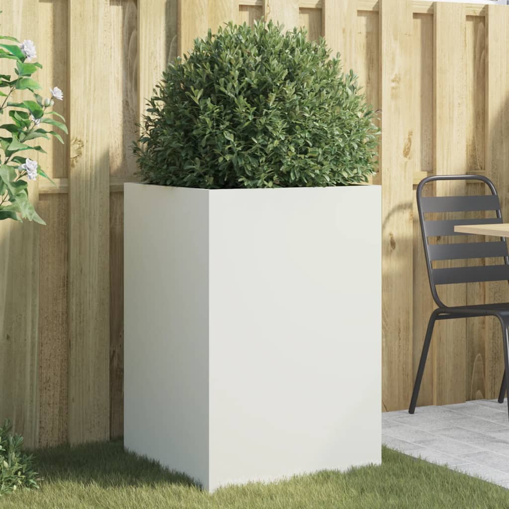 plantekasse 52x48x75 cm stål hvid