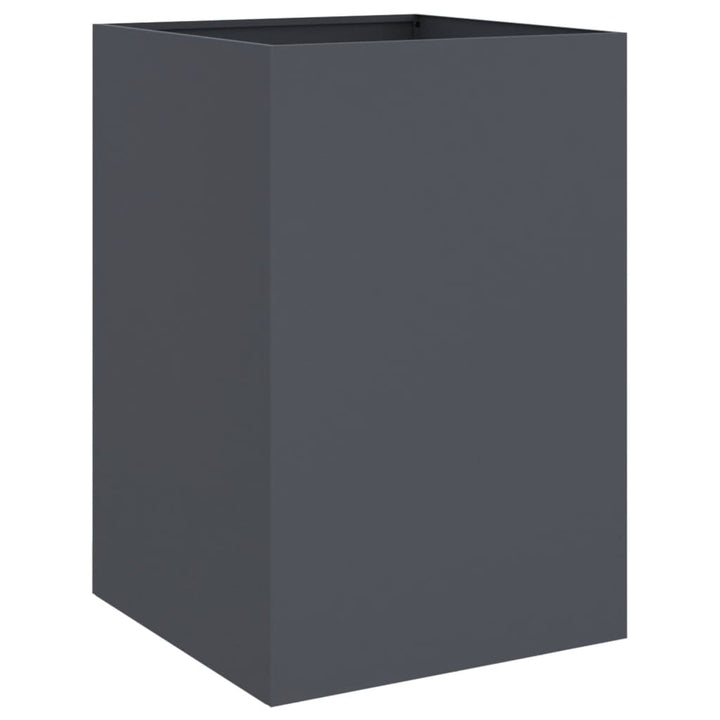 plantekasse 52x48x75 cm stål antracitgrå