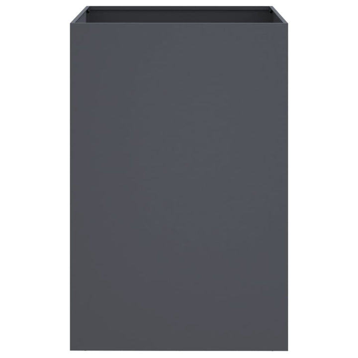 plantekasse 52x48x75 cm stål antracitgrå