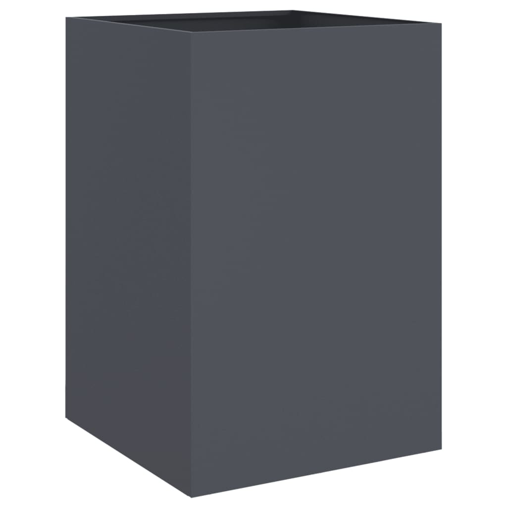 plantekasse 52x48x75 cm stål antracitgrå