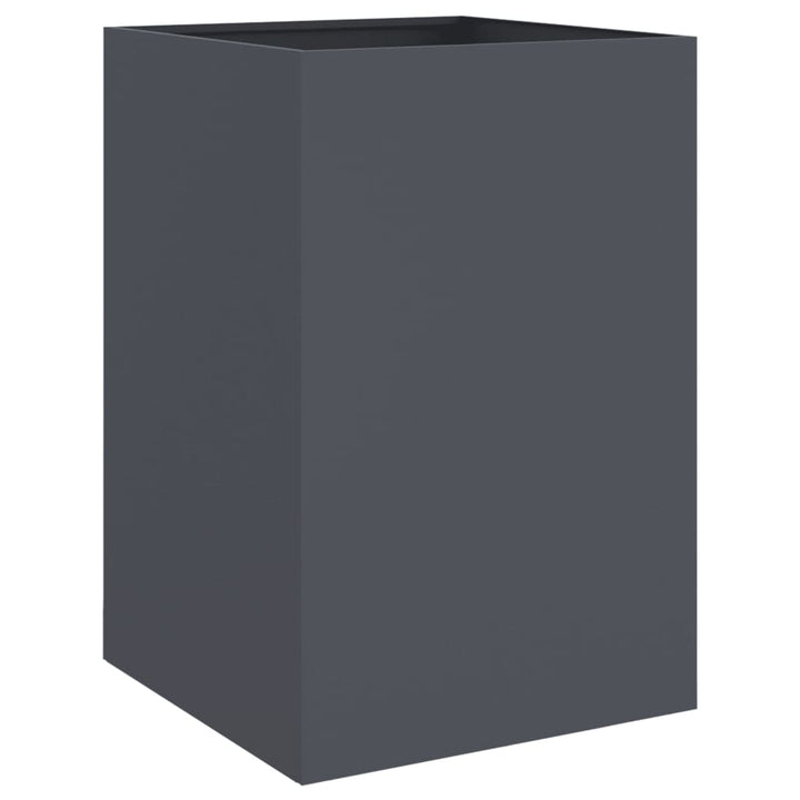 plantekasse 52x48x75 cm stål antracitgrå