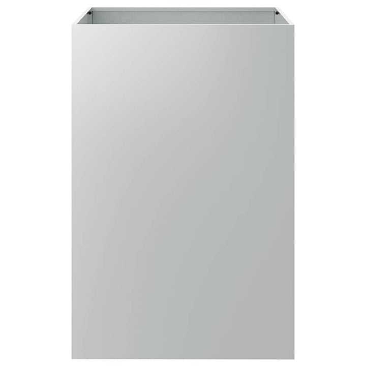 plantekasse 52x48x75 cm galvaniseret stål sølvfarvet