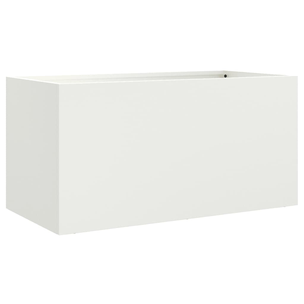 plantekasse 62x30x29 cm stål hvid