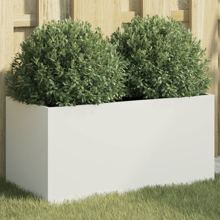 plantekasse 62x30x29 cm stål hvid