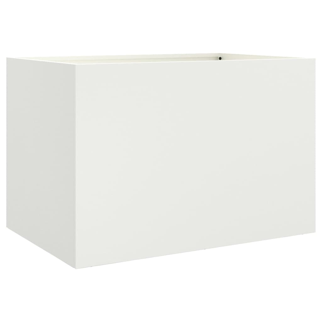 plantekasse 62x40x39 cm stål hvid