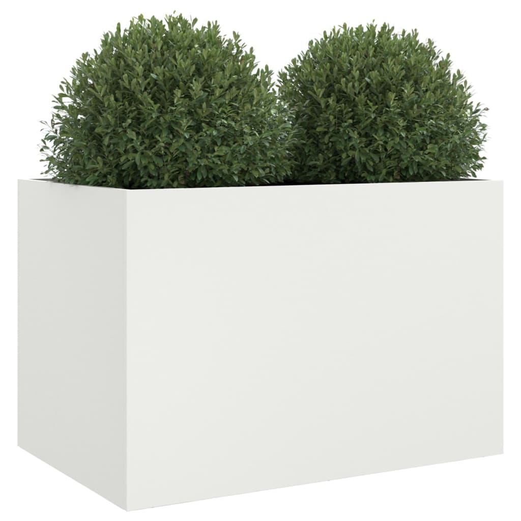plantekasse 62x40x39 cm stål hvid