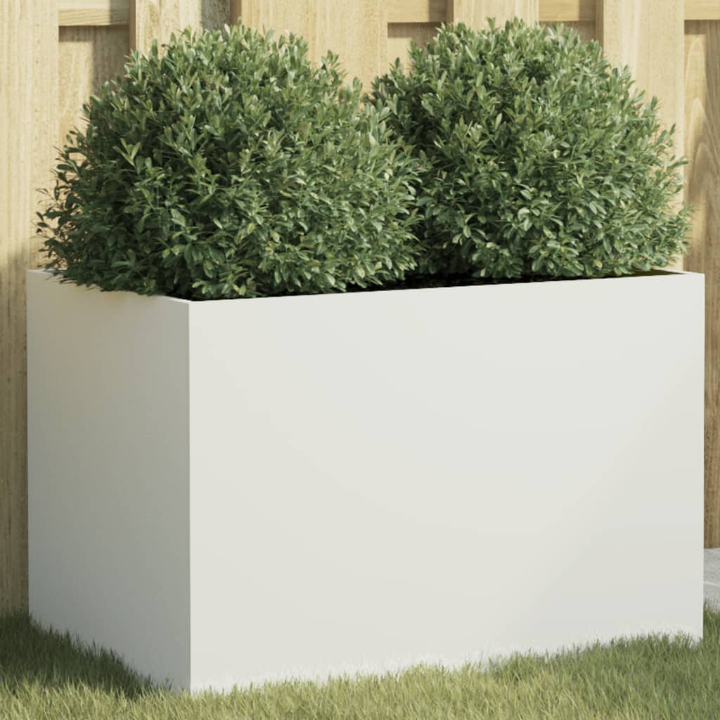 plantekasse 62x40x39 cm stål hvid