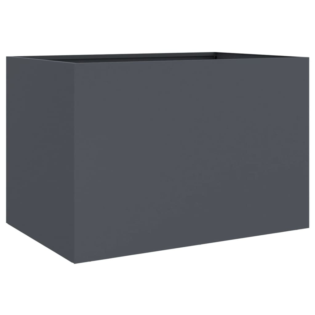 plantekasse 62x40x39 cm stål antracitgrå