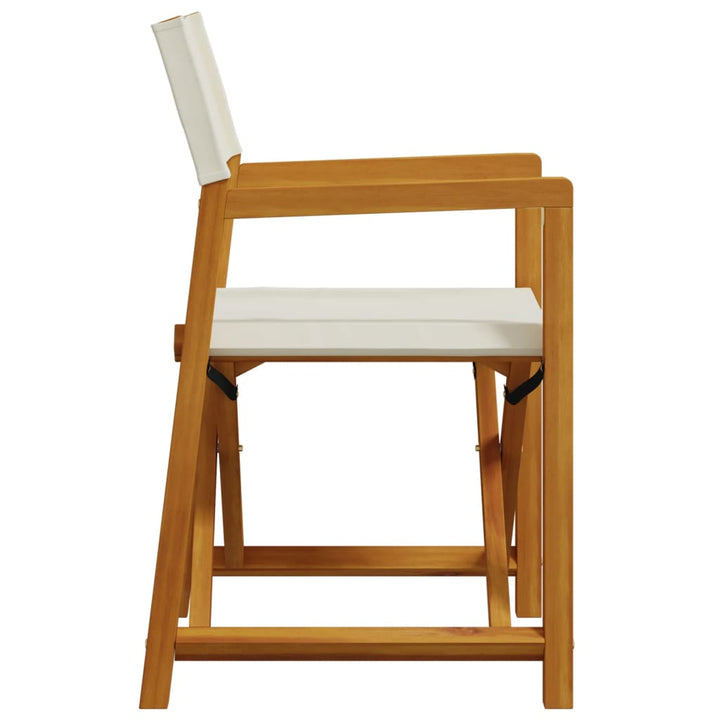 havestole 6 stk. foldbar stof cremehvid