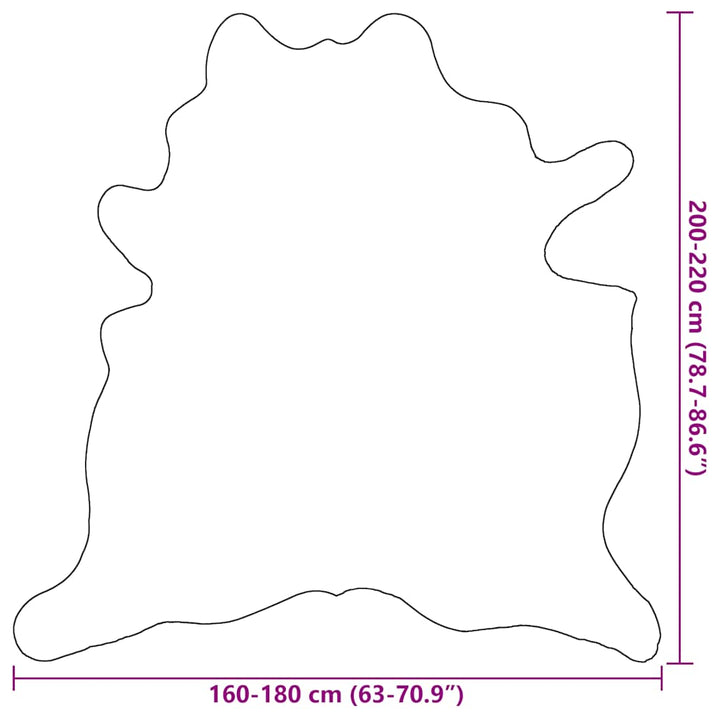 koskind 180x220 cm sort og hvid