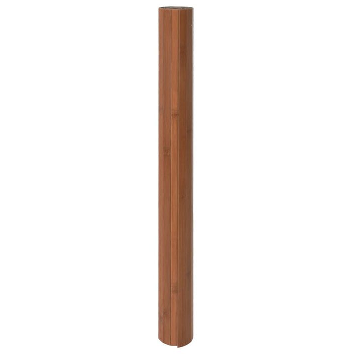 gulvtæppe 70x500 cm rektangulær bambus brun