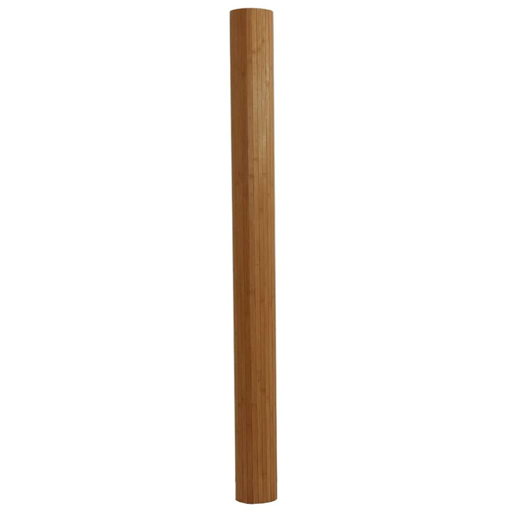 gulvtæppe 80x300 cm rektangulær bambus brun