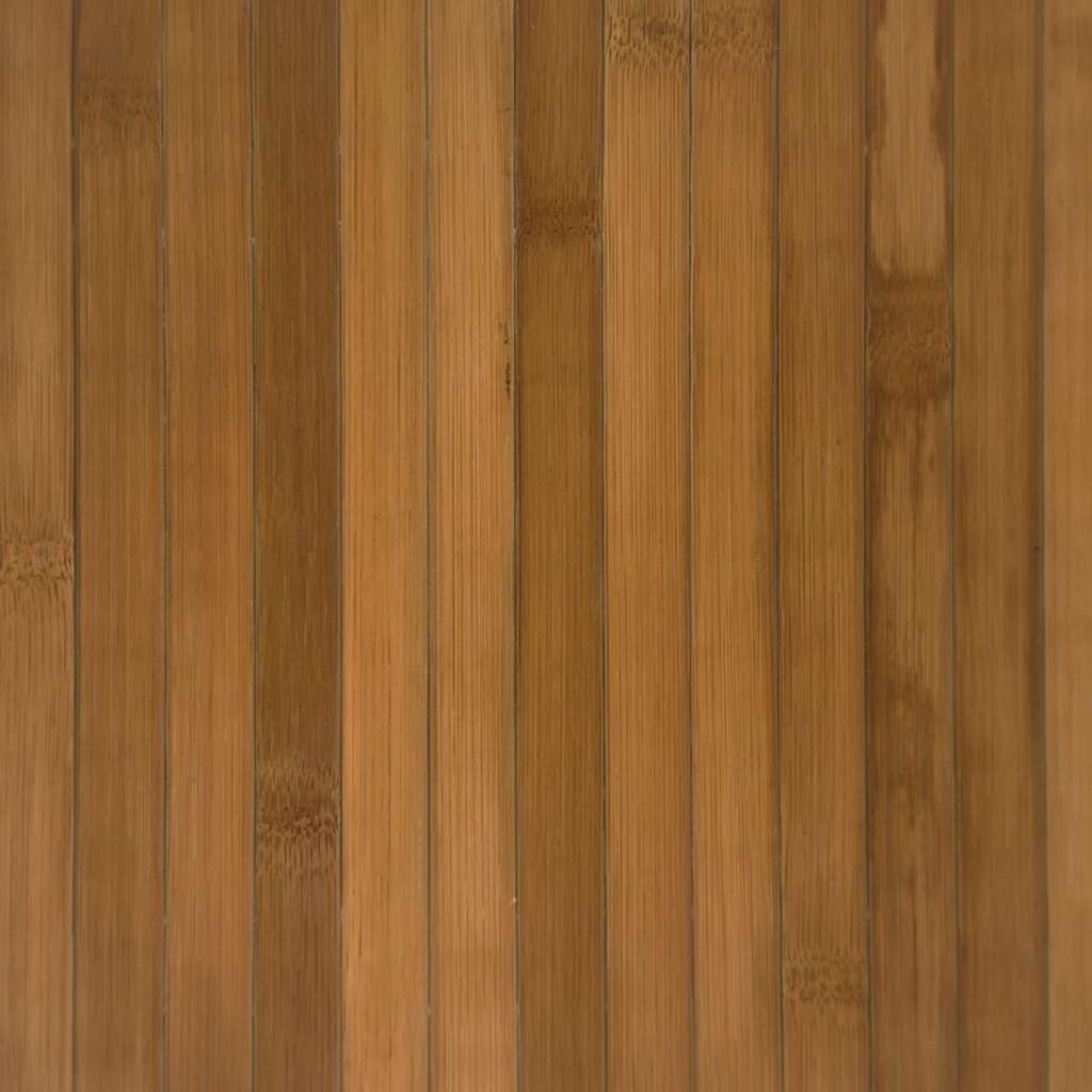 gulvtæppe 80x300 cm rektangulær bambus brun