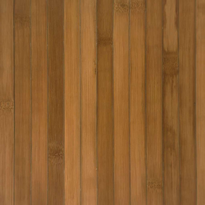 gulvtæppe 80x300 cm rektangulær bambus brun