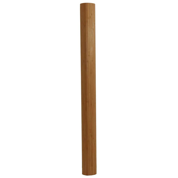 gulvtæppe 80x500 cm rektangulær bambus brun