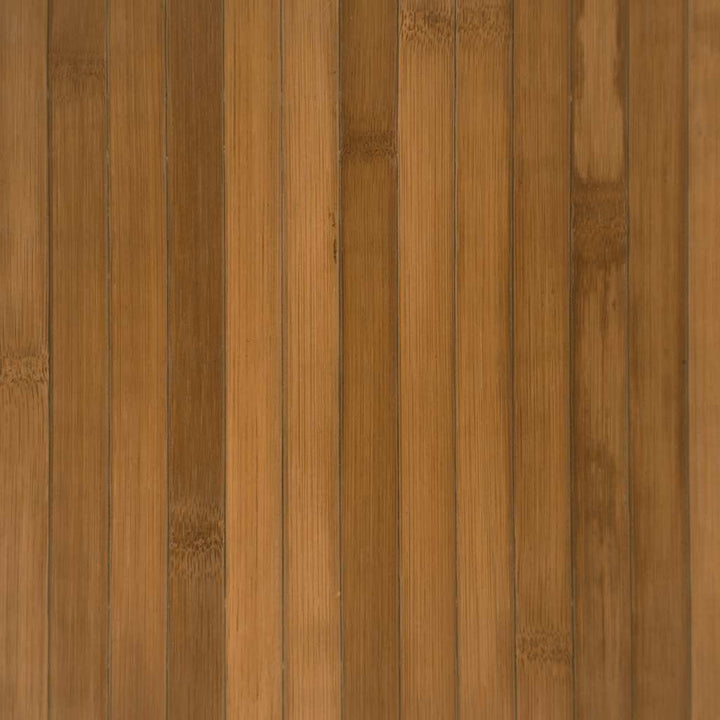 gulvtæppe 100x400 cm rektangulær bambus brun