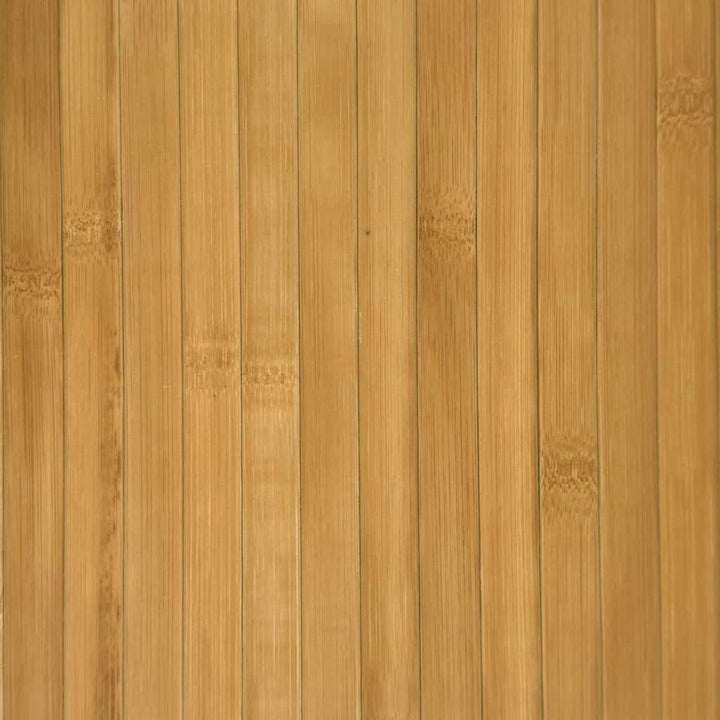 gulvtæppe 60x400 cm rektangulær bambus naturfarvet