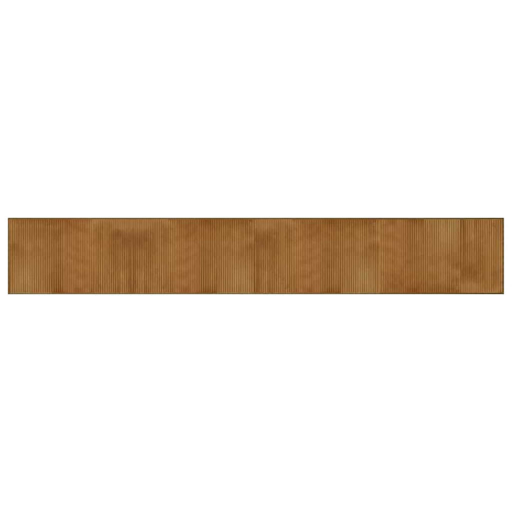 gulvtæppe 60x400 cm rektangulær bambus brun
