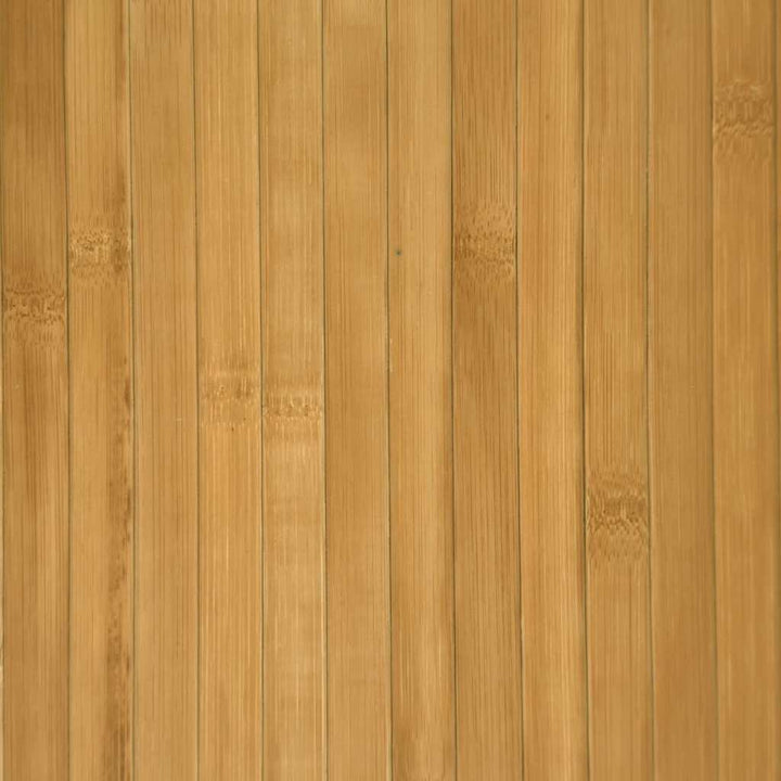 gulvtæppe 100x200 cm rektangulær bambus naturfarvet