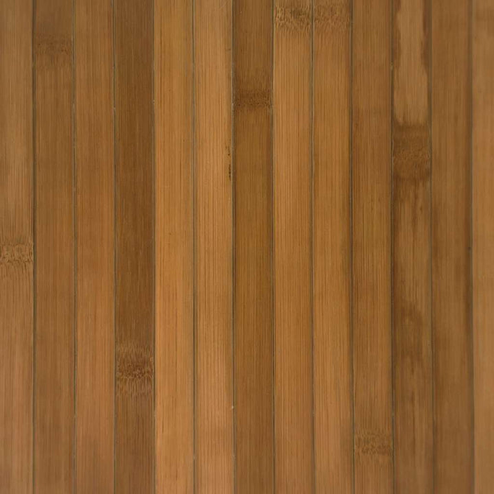 gulvtæppe 100x200 cm rektangulær bambus brun