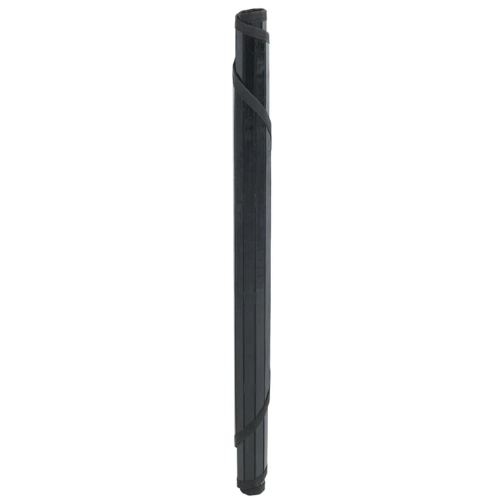 gulvtæppe 100 cm bambus sort