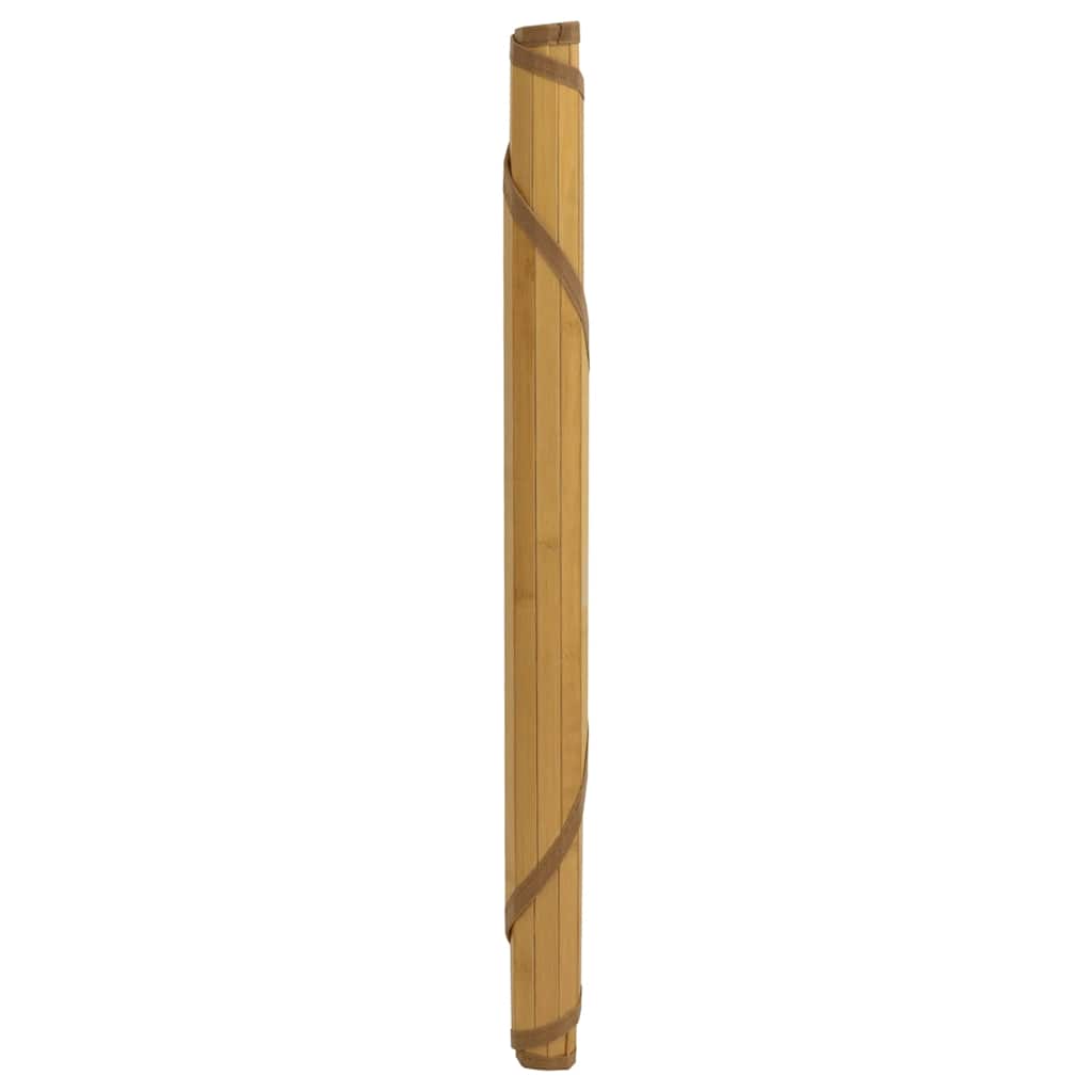 gulvtæppe 100 cm bambus naturfarve