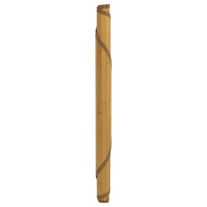 gulvtæppe 100 cm bambus naturfarve