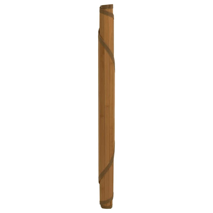 gulvtæppe 100 cm bambus brun
