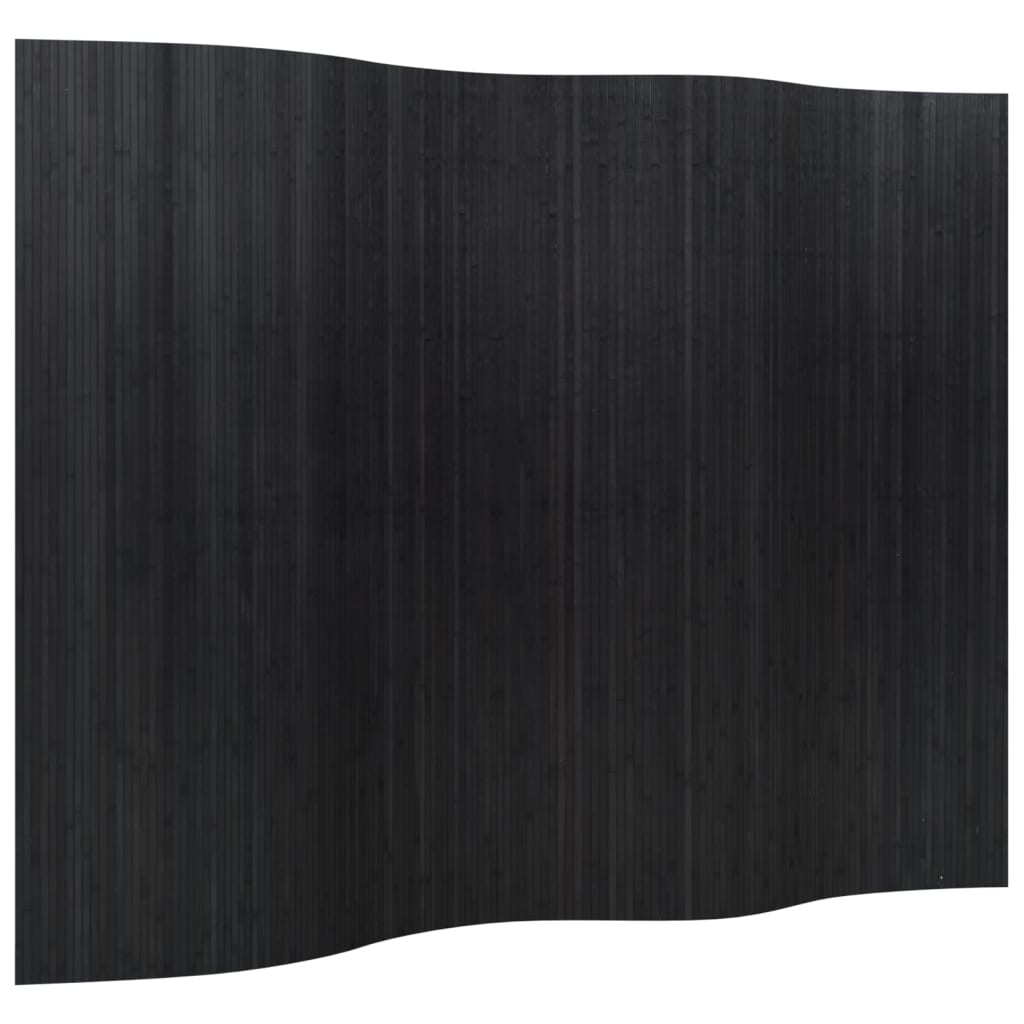 rumdeler bredde 250 cm højde 165 cm bambus sort