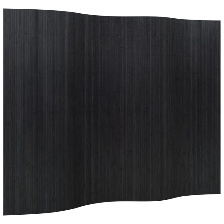 rumdeler bredde 250 cm højde 165 cm bambus sort