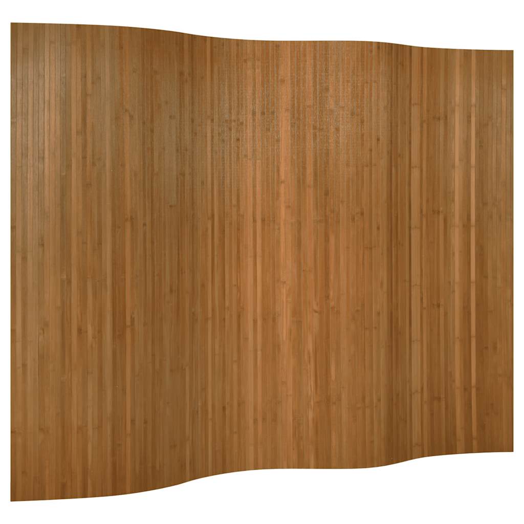 rumdeler bredde 250 cm højde 165 cm bambus brun