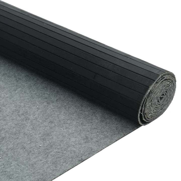 rumdeler bredde 400 cm højde 165 cm bambus sort