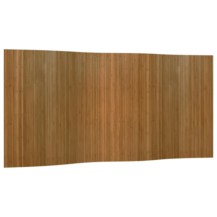 rumdeler bredde 400 cm højde 165 cm bambus brun