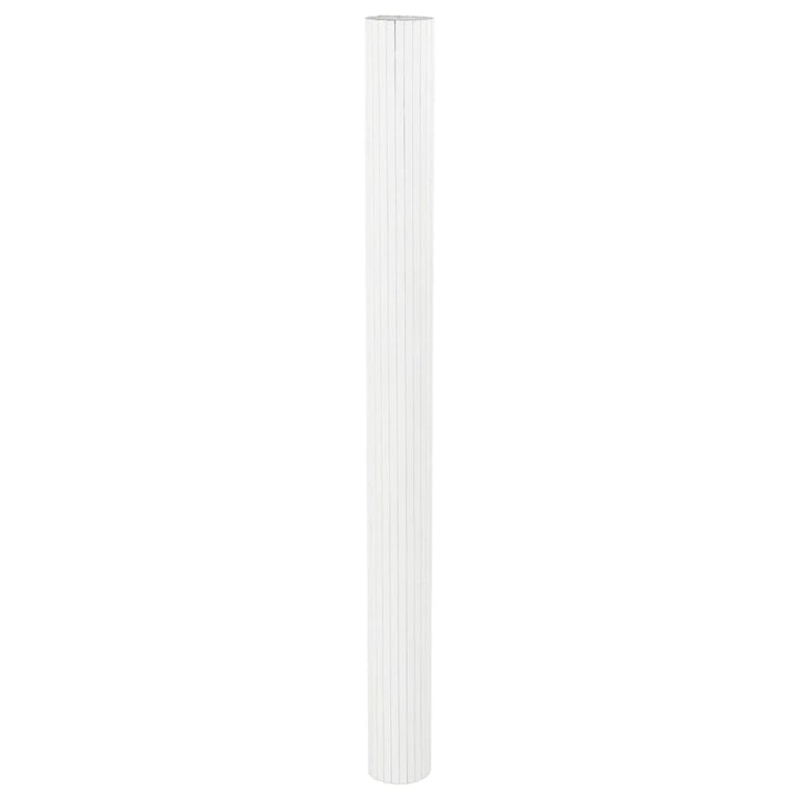 rumdeler bredde 400 cm højde 165 cm bambus hvid