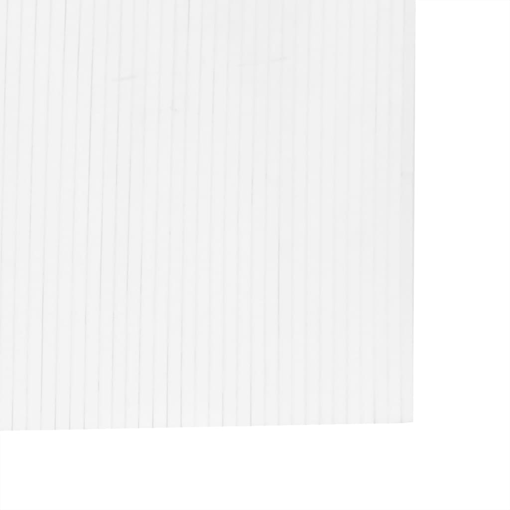 rumdeler 165x800 cm bambus hvid