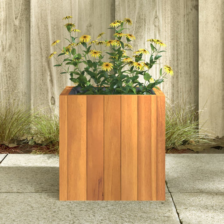plantekasse 25x25x25 cm massivt akacietræ