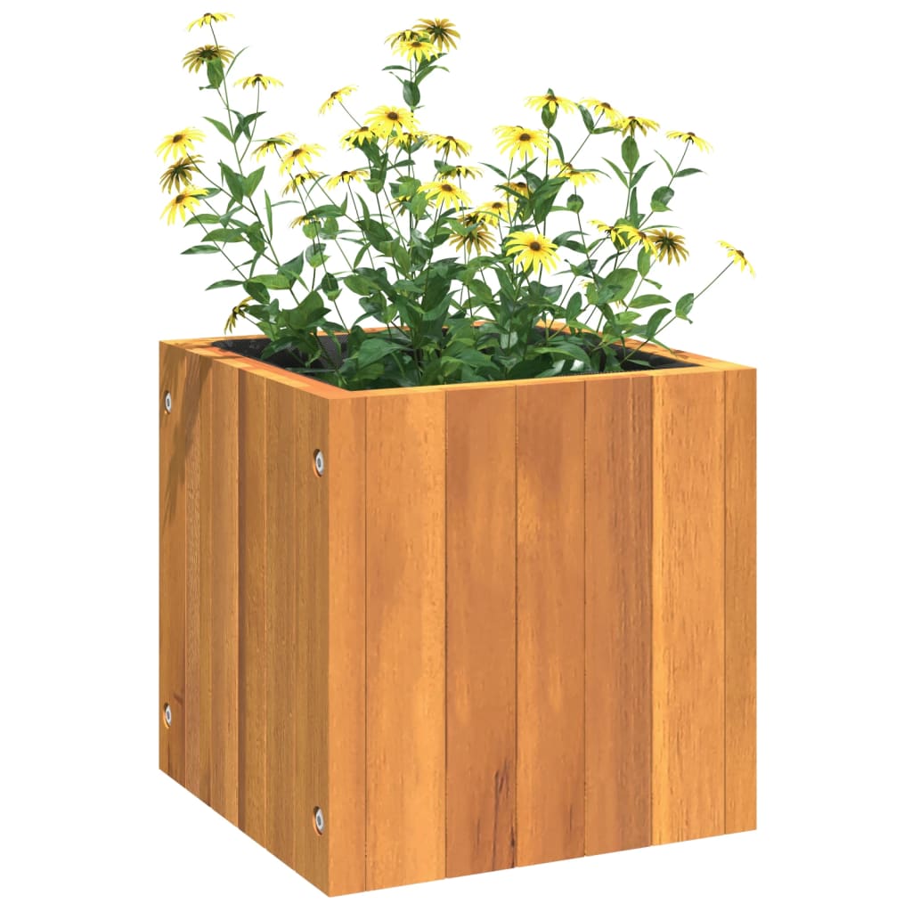 plantekasse 25x25x25 cm massivt akacietræ
